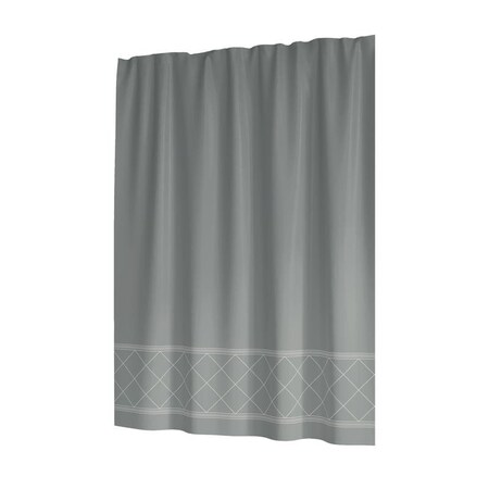 Sttelli Sttelli Radiance 72 in. H X 72 in. W Limestone Shower Curtain Polyester RAS-115-LIM